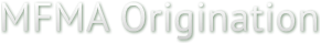 MFMA Origination MFMA Origination